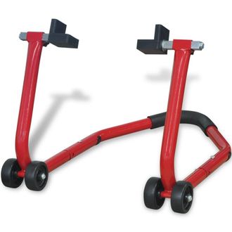 vidaXL Soporte Trasero Para Motocicleta Rojo Vidaxl
