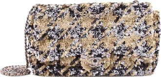 Chanel Flap Bag Multicolor Sequins Medium shoulder bag - Groen