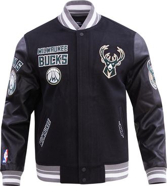 Pro Standard MENS NBA RETRO CLASSICS WOOL PU VARSITY JACKET