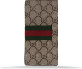 Gucci GG Paspoorthouder - Heren - Portefeuilles - Beige - ONE Size - Leer - Accessoires