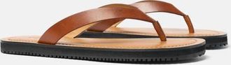 Scarosso Ascanio Sandals in Cognac - Calf at Nordstrom, Size 45