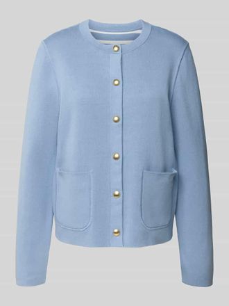 Tommy Hilfiger Regular Fit Wende-Cardigan aus Baumwoll-Mix in Hellblau, Gr&ouml;&szlig;e S