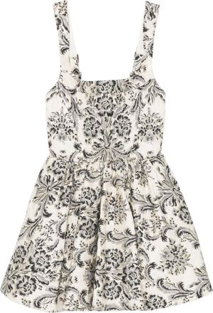 Alice & Olivia Guinevere mini dress - Neutrals