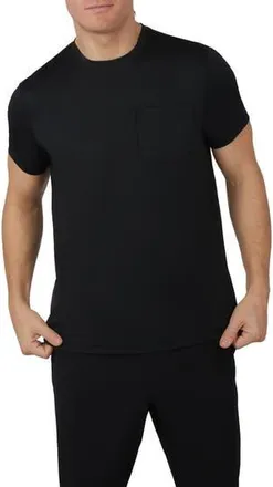 90 Degree by Reflex Nomad Knit Pocket T-Shirt in Black at Nordstrom Rack, Size Xx-Large