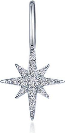 Lafonn North Star Simulated Diamond Charm in Silver at Nordstrom