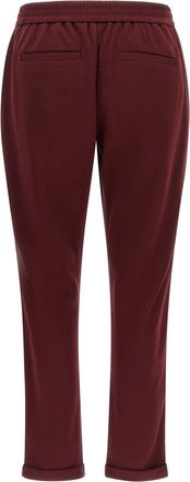 Brunello Cucinelli Track Joggers - Burgundy