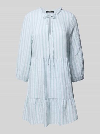 Vero Moda Tailliertes Midikleid aus reiner Baumwolle Modell NANNA in Schilf, Gr&ouml;&szlig;e S