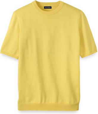 Paul Fredrick Supima Cotton Crew Neck Sweater
