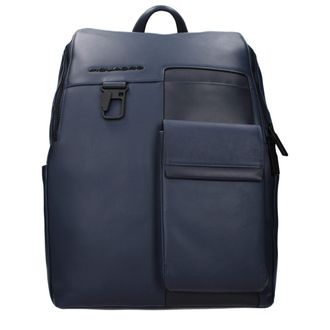 Piquadro Blauw Leren Rugzak