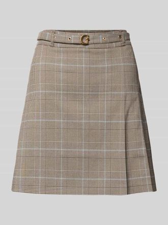 Guess Minirock mit Viskose-Anteil Modell Geraldine in Sand, Gr&ouml;&szlig;e XL