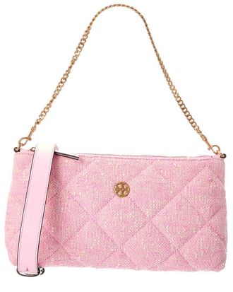 Tory Burch Willa Tweed Zip Shoulder Bag