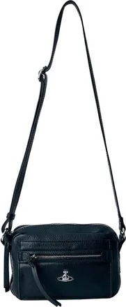 Vivienne Westwood Cross Body Bags, male, Black, Size: ONE SIZE Hannah Crossbody