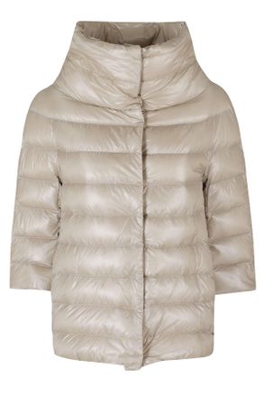 Herno Chantilly Aminta Crater Neck 3/4 Sleeves Polyamide Down Jacket