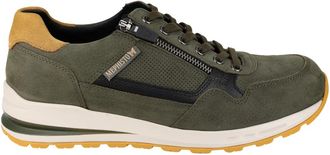 Mephisto Groene vetersneaker - Bradley - Heren - Sneakers - Groen - 44 1/2 EU - Schoenen