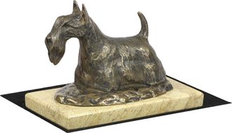 OEM Scottish Terrier, Aberdeen Terrier - Statuetta Di Cane, Silhouette Di Cane, Trofeo Per Una Mostra Canina Di Art-dog