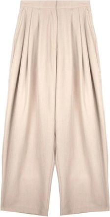 Mes Demoiselles... Magie Broeken - Dames - Wijde Broeken - Beige - S - Polyester - Broeken