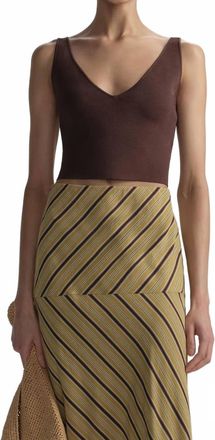 A.L.C. Ani Top In Deepest Brown