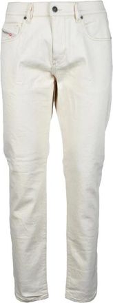 Diesel jeans - Heren - Slim Fit Jeans - Beige - W34 - Katoen - Jeans