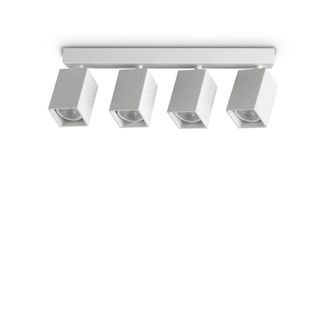 Netlighting Dynamite Square Ceiling Spotlight Bar White 4x GU10