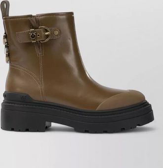 Pinko leather ankle boots