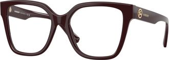 Burberry Optical Frame - female - Burberry - Glasses - Red - 53 MM - Accessories