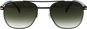 HUGO BOSS 1723/S Zonnebril - unisex - Zonnebrillen - Zwart - 56 MM - Accessoires