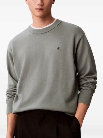 Calvin Klein Maglione con logo - Grigio