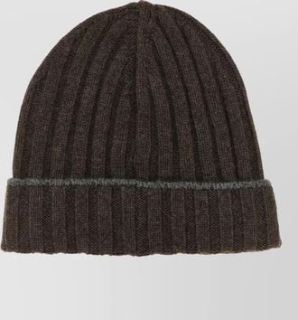 Brunello Cucinelli cashmere ribbed beanie