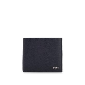 BOSS Grained leather wallet