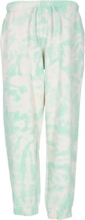 Nike Cloud-dye Joggingbroek Lichtgewicht Trainingsbroek - Dames - Trainingsbroeken - Wit - L - Katoen - Fitness