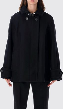 Lanvin Cappotto corto doppiopetto in misto lana e cashmere con polsini a cinturino