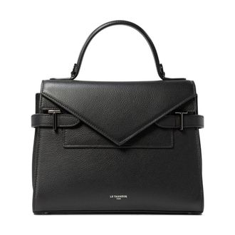 Le Tanneur Emilie Medium Handtas - Dames - Handtassen - Zwart - ONE Size - Leer - Tassen