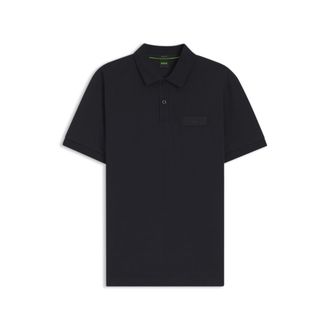 BOSS Paddy polo shirt with structured logo patch