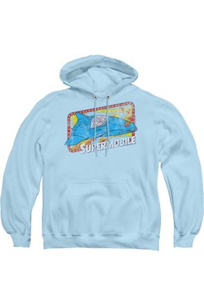 Gildan DC Comics Supermobile Adult Pull Over Hoodie / Hooded Sweatshirt