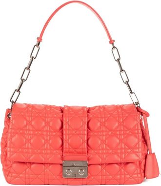 Dior Borsa a spalla trapuntata con catena - Arancione