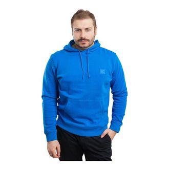 HUGO BOSS Hoodies & sweatvesten, Heren, Blauw, XL, Katoen, Wetalk Hoodie