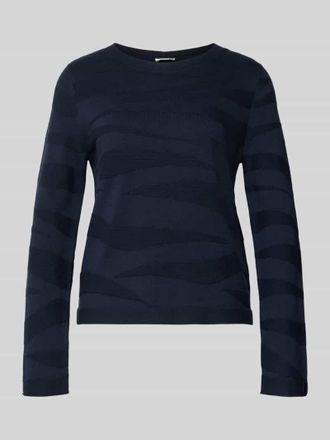 Tom Tailor Regular Fit Pullover aus reiner Baumwolle in Marine, Gr&ouml;&szlig;e XXXL