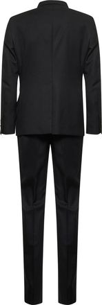 Tagliatore Mens Tuxedo Suit Bruce Black Wool And Silk Virgin Suits