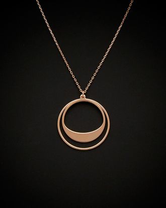 Italian Gold, Inc 14K Italian Rose Gold Graduated Circles Adjustable Necklace