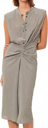 Sessun Bellacala Midi Dress In Whiblack