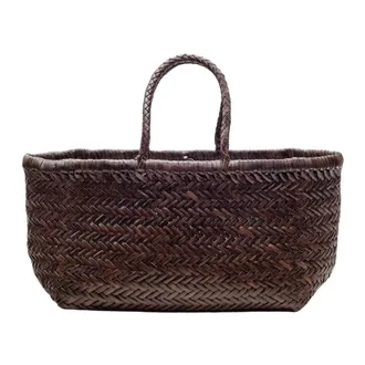 Dragon Diffusion Handbags, female, Brown, Size: ONE SIZE Bamboo Triple Jump Small