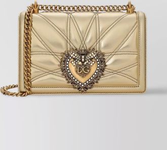Dolce & Gabbana heart quilted chain strap shoulder bag