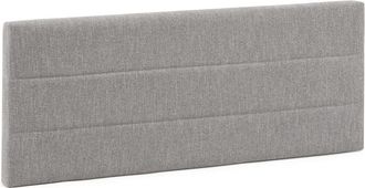 HOMN Cabecero tapizado 150x60 cm color gris, acolchado con espuma