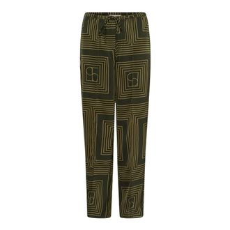 Soaked In Luxury Topaz Faustina Pantaloni - - Trousers - Donna - Verde - XS