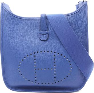 Hermès Borsa a spalla Evelyn Troyes PM 2022 - Blu