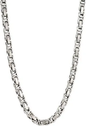 Ed Hardy Mens Interlinked Necklace in Silver at Nordstrom Rack
