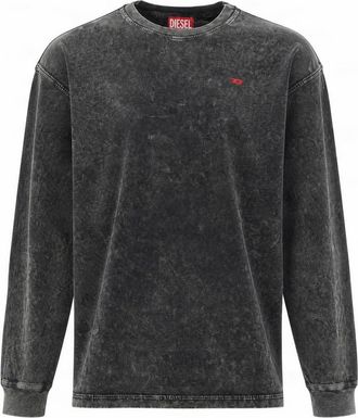 Diesel Dark Grey Logo T-Shirt