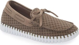 Ilse Jacobsen Tulip Print Sailor Shoe in Falcon at Nordstrom, Size 10Us