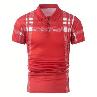 Generic Mens Polo Shirt, Men Button Front T-Shirts Mens Holiday Polo Shirts Short Sleeve Designer T Shirts Men Mens Shirt Short Sleeve Formal Pjs Shorts and T