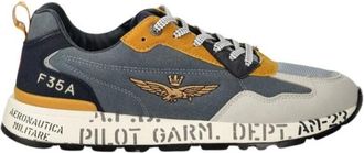 Aeronautica Sneakers - Heren - Sneakers - Veelkleurig - 40 EU - Leer - Schoenen